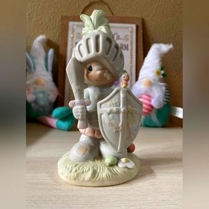 Precious Moments Enesco Onward Christian Soldiers 1983 Jonathan & David Figurine